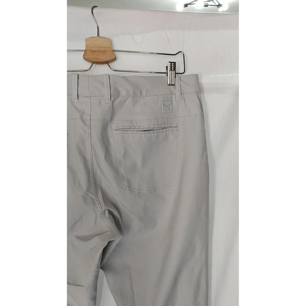 PUMA Men's Dealer‎ Golf Pants Gray Performance Technical Trousers 32 30 27